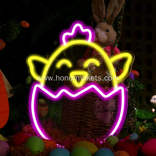Easter bunny neon Lights